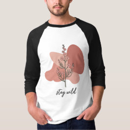Blommigt för vild t shirt