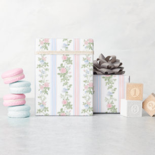 Blommigt för Vintage av elegant Presentpapper