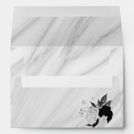 blommigt för vit och svart elegant