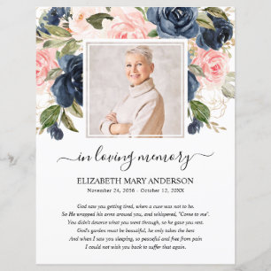 Blommigt - foto - begravningsbön