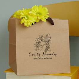 Blommigt Fox-Anpassningsbar som hanteras med Kärle Stämpel