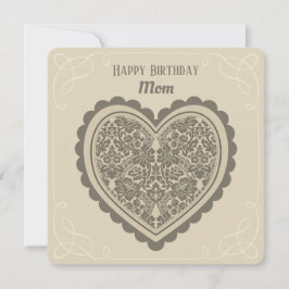 Blommigt från födelsedagars Elegant för kära, CC07 Kort