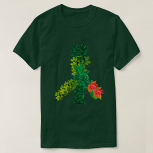 Blommigt Fredstecken T-Shirt