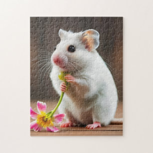 Blommigt Friend Hamster 252-Biet Kids Puzzle Pussel