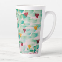 Blommigt Frolic Latte Mugg