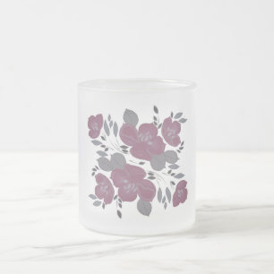 Blommigt Frostat Mugg