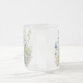 Blommigt Frosted Mugg
