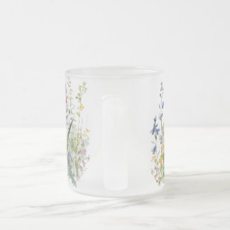 Blommigt Frosted Mugg