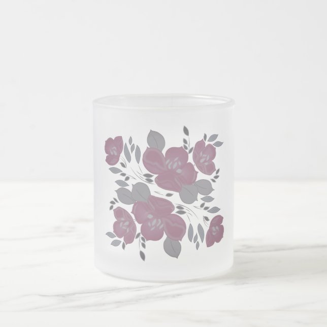 Blommigt Frosted Mugg (Center)