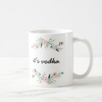 Blommigt Funny Vodka Mugg