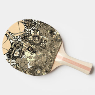 Blommigt Fusion: Snyggt Millenium Infinity mönster Pingisracket