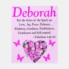 BLOMMIGT GALATIANER 5 PERSONLIG FLEECE BLANKET