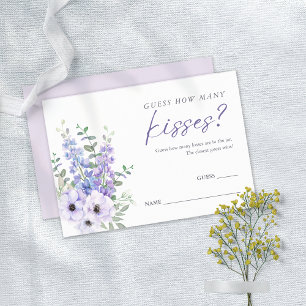 Blommigt Garanterar hur många Kisses Möhippa-spelk Inbjudningar