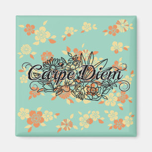 Blommigt Garden Carpe Diem Magnet