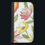 Blommigt Garden Design med vit bakgrund Samsung S4 Plånboksfodral<br><div class="desc">Den här blommigtens trädgårdskonstruktion är påfallande ljusa färger mot en vit blek och skapar blommorna att framträda ännu mer. En fantastisk som kan föra färg och skönhet till vilket rum som helst. Köp den själv,  eller ge den till en älskad som gåva!</div>