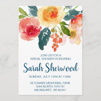 Blommigt Garden Möhippa Inbjudan