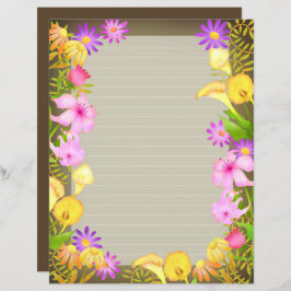 Blommigt Garden Olive