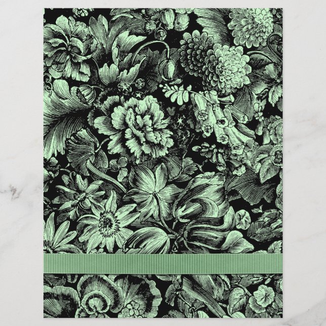 Blommigt/Garden Stationery [2-sidig, styrd] Reklamblad (Framsidan)