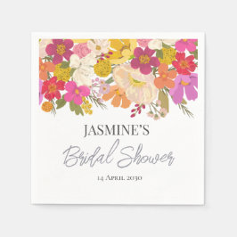 Blommigt Garden Summer Möhippa Pappersservett