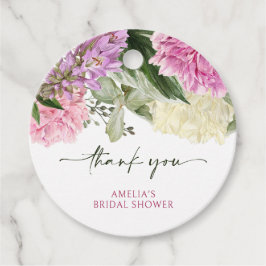 Blommigt Gåvor Etiketter