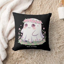 Blommigt Ghost Halloween Costume for Girls Women Kudde