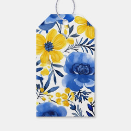 "Blommigt Gift-Märkre" Presentetikett