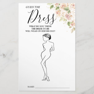 Blommigt Gissa Möhippan Dress Flygblad