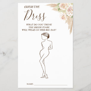 Blommigt Gissa Möhippan Dress Flygblad