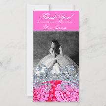 Blommigt Glitzy Quinceanera Sweet sixteen Snöre