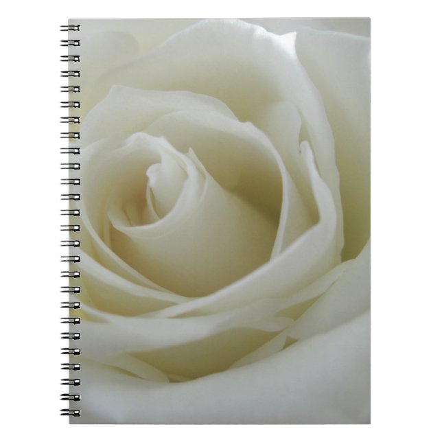 Blommigt glöd anteckningsbok med spiral (Framsidan)
