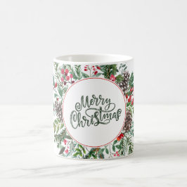 Blommigt God jul Kaffemugg