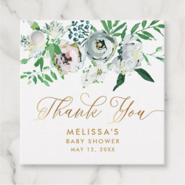 Blommigt Gouache Boho Cute Personlig Baby Shower Gåvor Etiketter