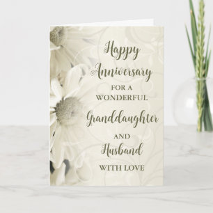 Blommigt Granddotter & Make-årsdag Kort