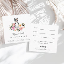 Blommigt Gräns Collie Hund Möte Reminder Cute