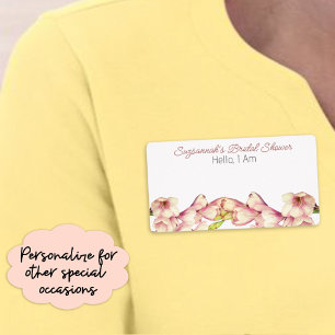 Blommigt Gräns Grund Visare Papper etikett Namn br Fraktsedel