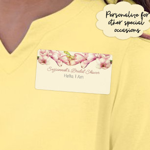 Blommigt Gräns Möhippa Papper etikett Namn bricka Fraktsedel