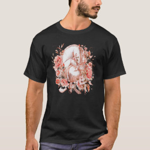 Blommigt Gravid Womb Anatomy Baby Gynecology Expe T Shirt