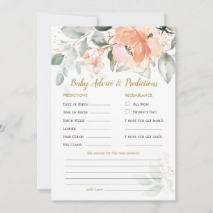 Blommigt Greenery Foliage Baby Predence & Advice