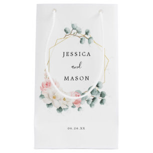 Blommigt Greenery Hotel Bröllop Gift Bag