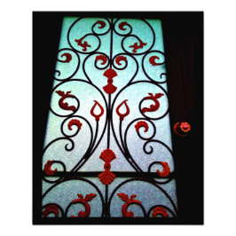 Blommigt Grind Fototryck