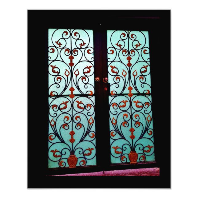 Blommigt Grind Fototryck (Framsidan)