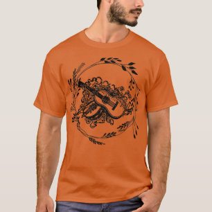 Blommigt Guitar2 T Shirt