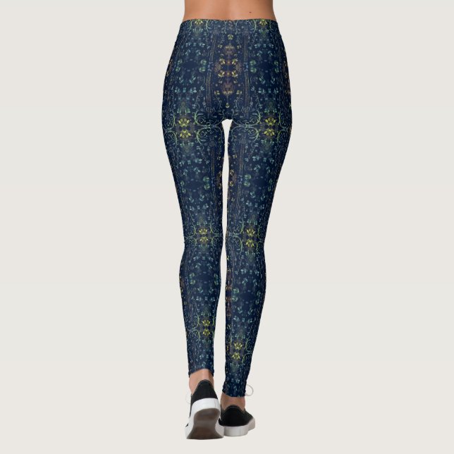Blommigt Guitar Leggings (Baksida)