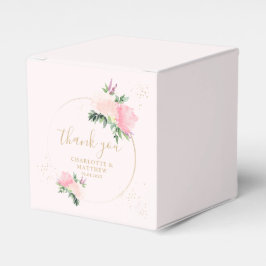 Blommigt Guld Romantic Tack Bröllop Presentaskar