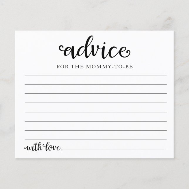 Blommigt Halloween Boy Shower Advice-kort (Framsida)