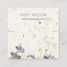 Blommigt Handmade Papper Struktur Necklace-Visning