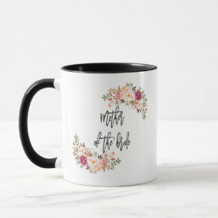 Blommigt Handskrift Budens mamma Mugg