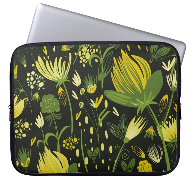 Blommigt Harmony i Loving Bouquet. Laptop Fodral (Framsidan)
