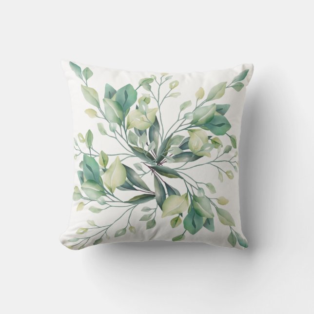 Blommigt Harmony Kudde (Framsida)