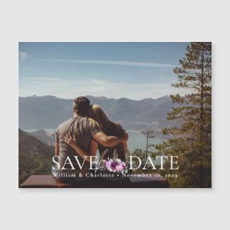 Blommigt Hästar sparar datumkortet